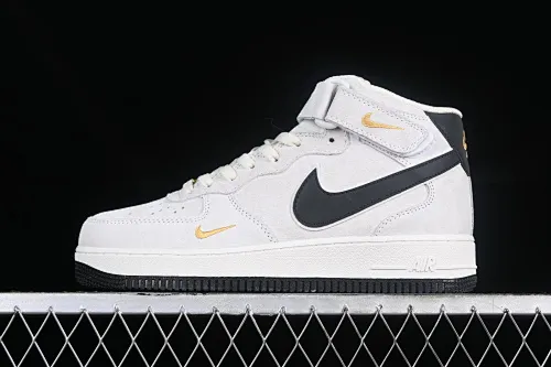 All categories Nk Air Force 1 Air Force series Nk Air Force 1 Mid Air Force mid-top Nk Air Force 1'07 Mid gray suede small hook Air Force One mid-top casual sneakers KG3031-011